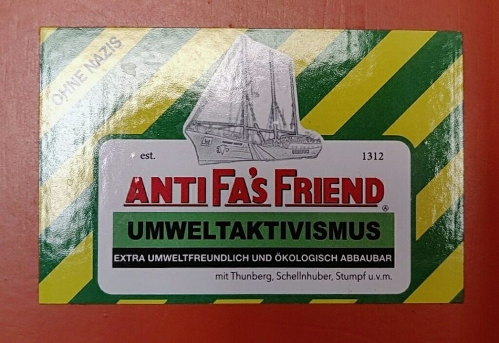 Umweltschutz Aufkleber Foto: Paula Baumgartner